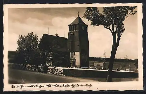 AK Zinnwald /Sachsen, Exulantenkirche, Erbaut 1908-1909