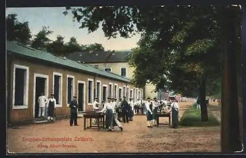 AK Zeithain, Truppen-Übungsplatz, König Albert-Strasse