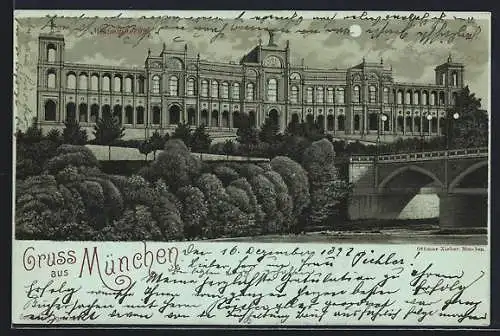 Mondschein-Lithographie München, Maximilianeum