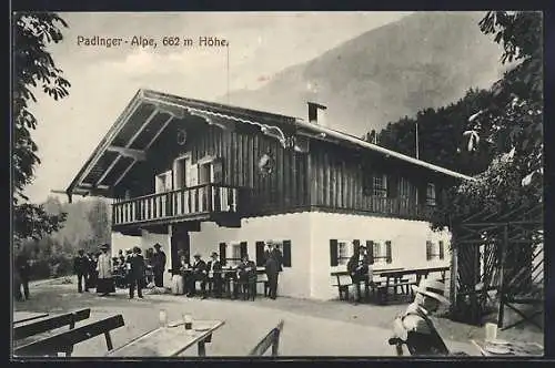 AK Bad Reichenhall, Gasthof Padinger-Alpe