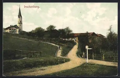 AK Irschenberg, Weg zur Kirche