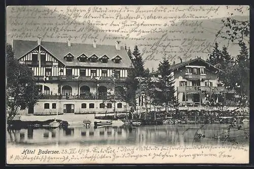 AK Badersee, Hotel Badersee