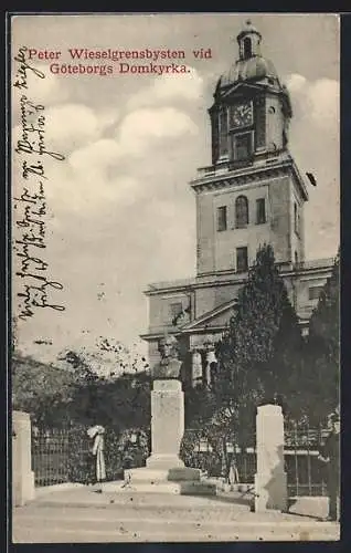 AK Göteborg, Peter Wieselgrensbysten vid Domkyrka