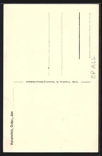 AK Hohenstein /Ostpr., Gedenktafel am Tannenberg-National-Denkmal