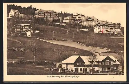 AK Brückenberg im Riesengebirge, Panorama