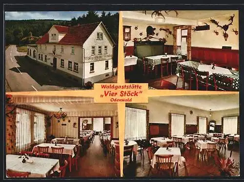 AK Reichelsheim /Odw., Waldgaststätte Vier Stöck