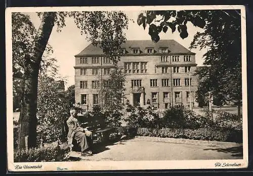 AK Freiburg i. Br., Blick auf die Universität