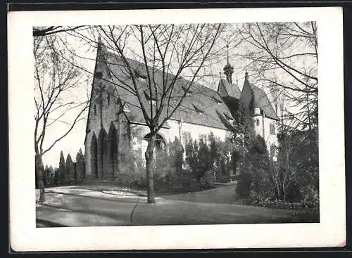 AK Freiburg i. B., St. Magdalenenkapelle auf dem Friedhof