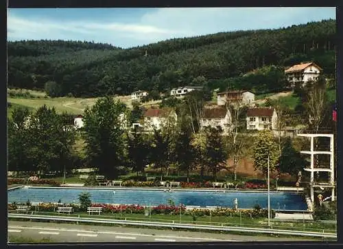 AK Höchst im Odenwald, Blick auf das Sportschwimmbad