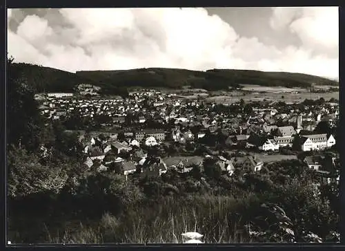 AK Höchst im Odenwald, Gesamtansicht vom Berg aus