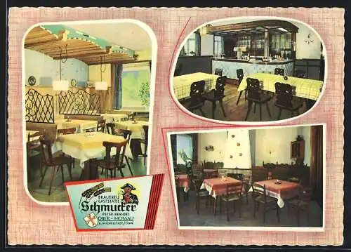 AK Ober-Mossau, Brauerei Gaststätte Schmucker v. Peter Brandes