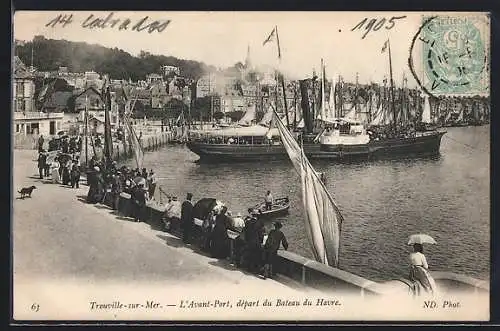 AK Trouville-sur-Mer, L`Avant-Port