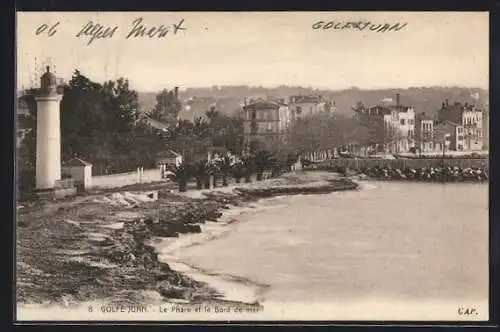 AK Golfe Juan, Le Phare et le Bord de mer, Hafen