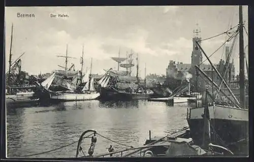 AK Bremen, der Hafen