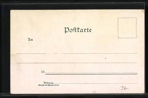 AK München, Bavaria und Ruhmeshalle, Frontalansicht