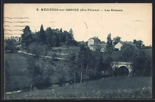 AK Mézières-sur-Issoire, Les Brosses