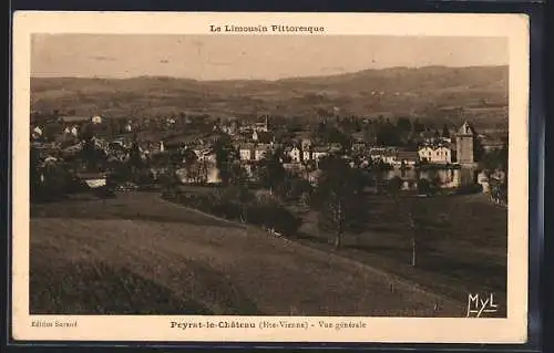 AK Peyrat-le-Chateau, Vue générale