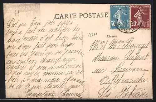 AK Chateauneuf-la-Foret, Rue Centrale