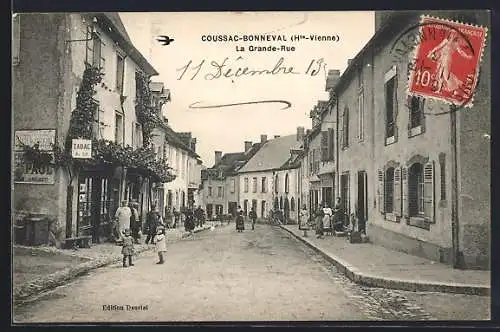 AK Coussac-Bonneval, La Grande-Rue