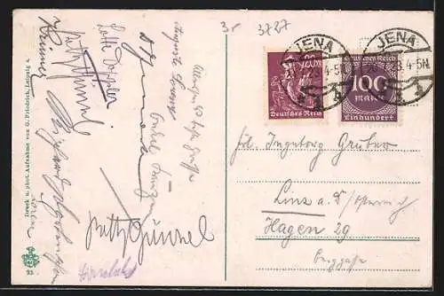 AK Jena, Soldaten blicken auf die Stadt