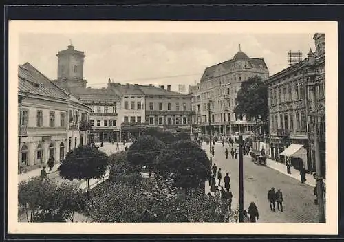 AK Prezemysl, Platz mit Geschäften