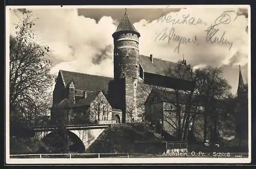 AK Allenstein, Blick nach dem Schloss