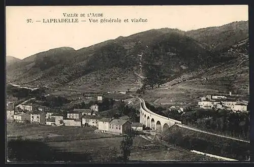 AK Lapradelle, Vue générale et viaduc