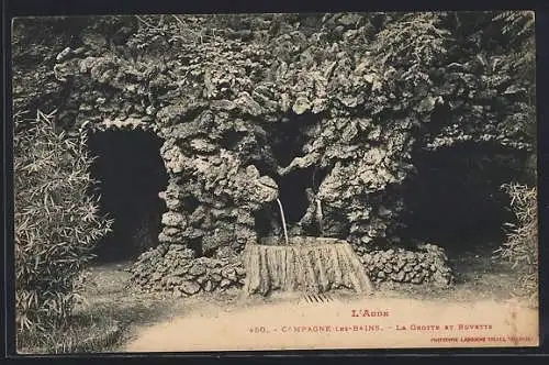 AK Campagne-les-Bains, la grotte et buvette