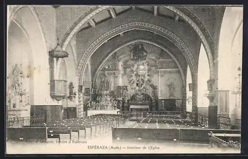 AK Espéraza, Intérieur de l`Eglise