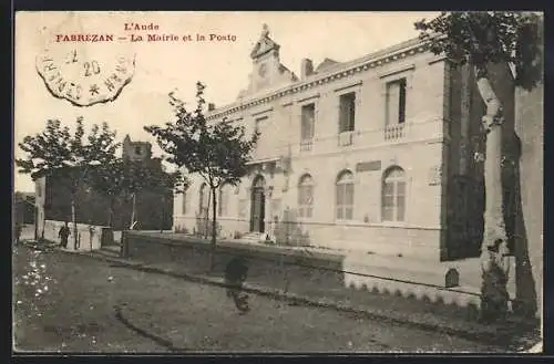 AK Fabrezan, La Mairie et la Poste