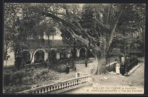 AK Ginoles-les-Bains, Vue des Thermes