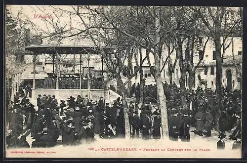 AK Castelnaudary, Pendant le Concert sur la Place