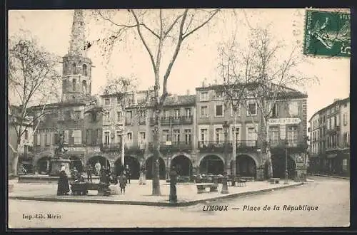 AK Limoux, Place de la Républiqe