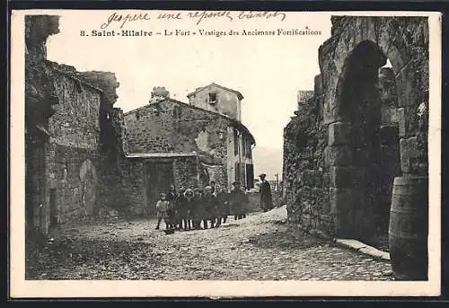 AK Saint-Hilaire, Le Fort, Vestiges des Anciennes Fortifications