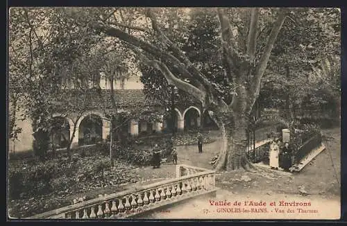 AK Ginoles-les-Bains, Vue des Thermes