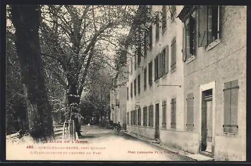 AK Ginoles-les-Bains, L`Etablissement et l`Entrée du Parc