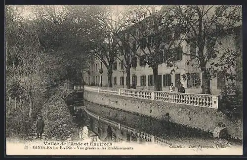 AK Ginoles-les-Bains, Vue générale des Etablissements