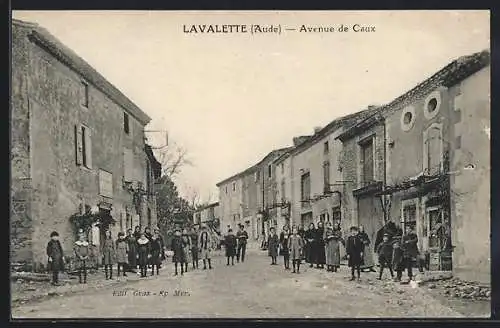 AK Lavalette /Aude, Avenue de Caux