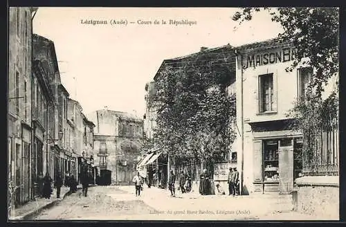 AK Lézignan /Aude, Cours de la République