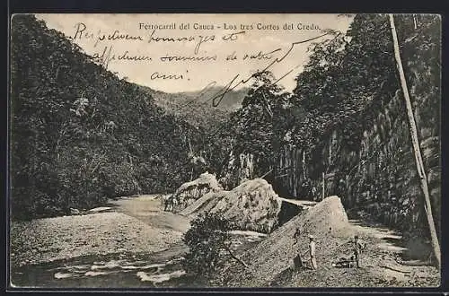 AK Cauca, Ferrocarril, los tres Cortes del Credo