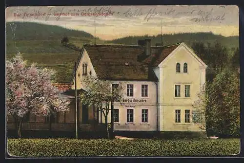 AK Bad Oppelsdorf, Gasthof zum Bergschlösschen