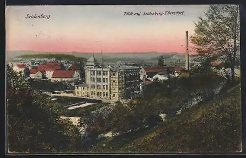 AK Seidenberg, Blick auf Seidenberg-Ebersdorf