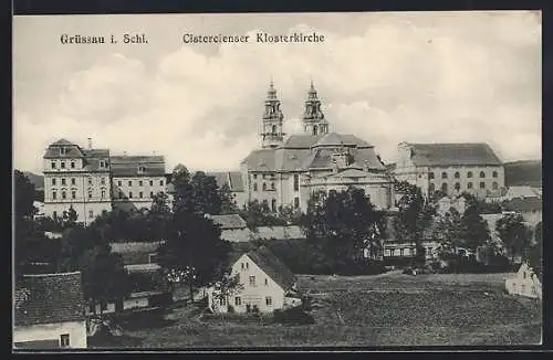 AK Grüssau i. Sch., Cistercienser Klosterkirche