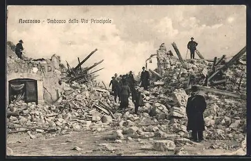 AK Avezzano, Imbocco della Via Principale