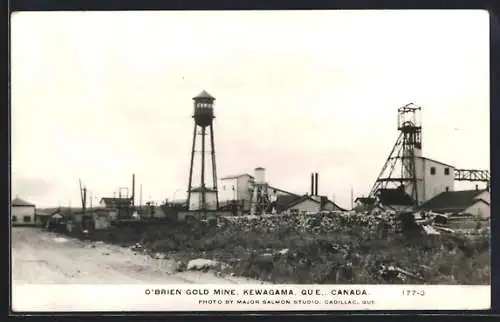 AK Kewagama /Que., O`Brien Gold Mine