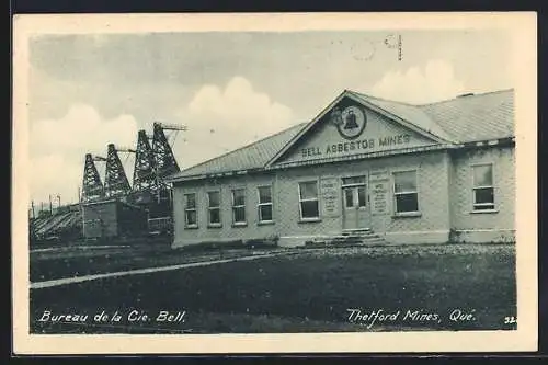 AK Thetford Mines /Que., Bureau de la Cie. Bell