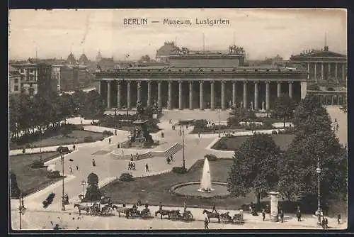 AK Berlin, Blick auf Museum und Lustgarten