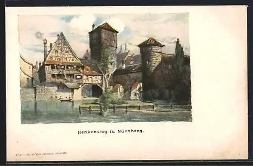 Künstler-AK Nürnberg, Der Henkersteg