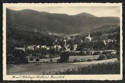 AK Sülzhayn /Südhart, Ortsansicht aus der Vogelschau