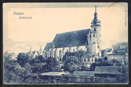 AK Torgau, An der Stadtkirche